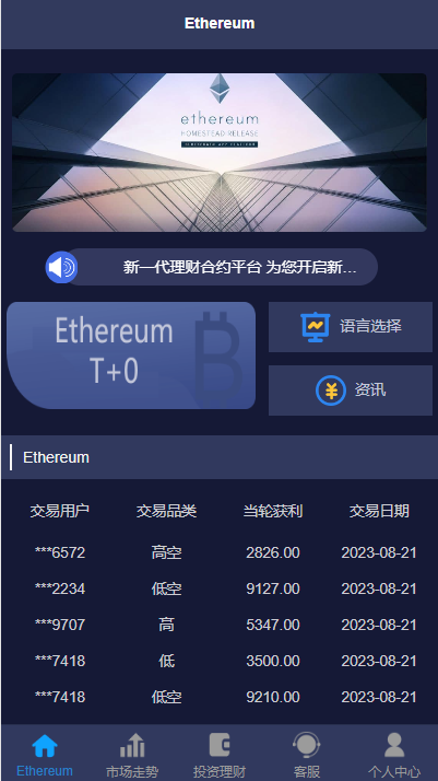 全新uinapp版#28系统二开#多语言28投资理财系统